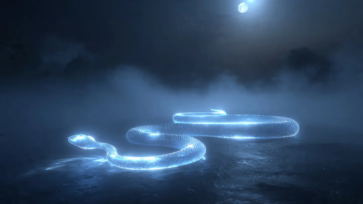 Snake in dream meaning with spiritual interpretation explaining if it is good or bad.