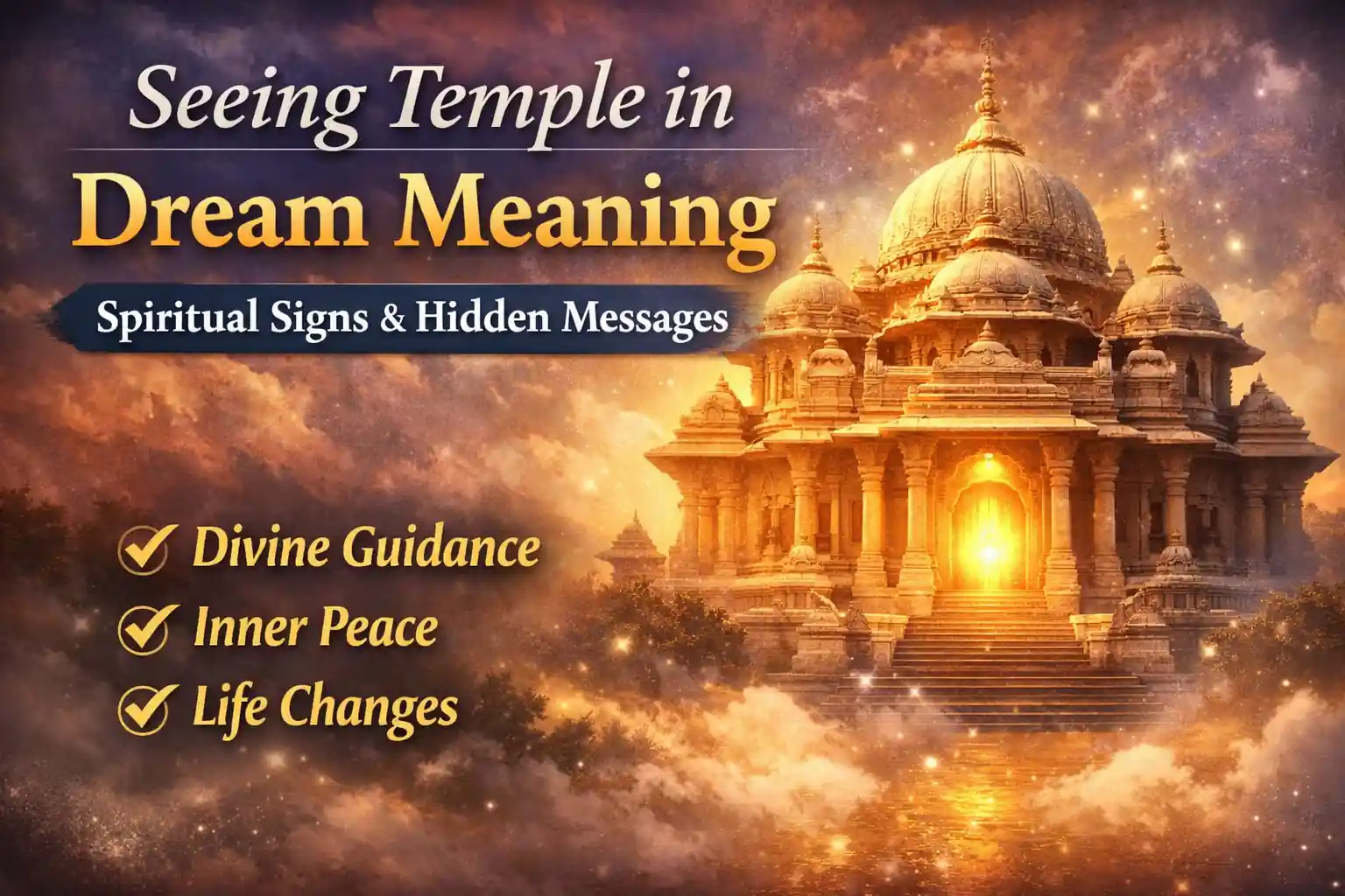 Temple dream meaning spiritual interpretation of seeing temple in dream